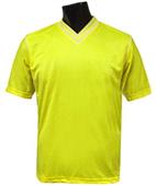 Pre-#ed FUERZA Soccer Jerseys YELLOW W/BLACK #'s